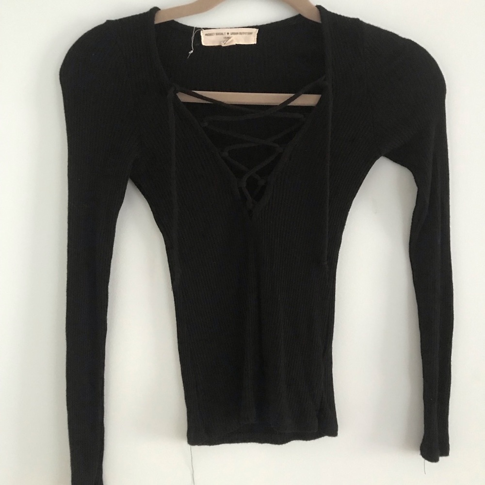 Urban Outfitters cross crop top